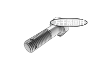 六角頭螺桿帶兩孔螺栓 AN 102001