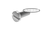 開槽圓柱頭螺釘 AN 115401/115451/115501/115551