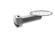 開(kāi)槽帶孔圓柱頭螺釘 細(xì)牙 AN 501