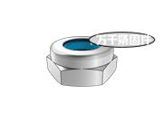 統(tǒng)一螺紋六角尼龍嵌入防松薄螺母（企標） ASME B18.16.6