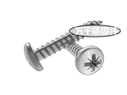 IA型米字槽盤(pán)頭木螺釘 ASME B18.6.1