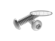 B牙米制四方槽盤頭自攻螺釘 ASME B18.6.5M