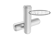 米制超大型淬硬車削圓柱銷 ASME B18.8.5M