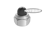 蓋頭防松螺帽 CNS 4315