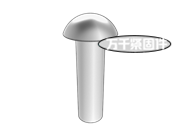 半圓頭熱制鉚釘 CNS 567