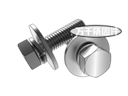 六角螺栓、大平墊和鞍形彈簧墊圈 組合 DIN 6900