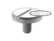 開槽大盤頭螺釘 DIN 921