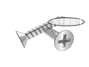 90°開槽沉頭木螺釘 GOST 11652