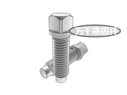 方頭圓柱球面端緊定螺釘 GOST 1486