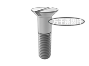 開槽沉頭螺栓 HB/QJ 2370