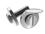 開(kāi)槽盤頭螺釘和大平墊組合 ISO 10644