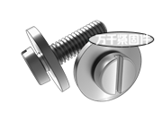 開(kāi)槽圓柱頭螺釘和大平墊組合 ISO 10644