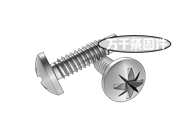 米字槽圓頭鉆尾自攻螺釘 ISO 15481