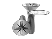 8.8級(jí)、不銹鋼及有色金屬淺米字槽沉頭螺釘 ISO 7046