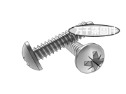 米字槽盤(pán)頭自攻螺釘F型 ISO 7049