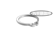 大型軸用彈性擋圈 JB/ZQ 4344