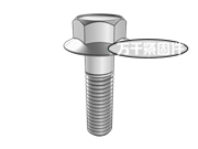 建筑設(shè)備與機械 高強度加大系列六角頭法蘭面螺栓 JG/T 5057.7