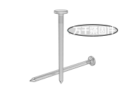 120°網(wǎng)格沉頭釘子 JIS A5508