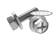 凹腦六角頭螺栓和輕型錐形彈性圈的組合 JIS B1187