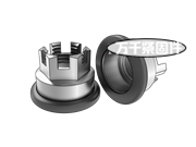 帶保護墊圈開槽皇冠六角法蘭螺母 MS 14146A