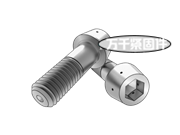 內六角錐形圓柱桿部帶孔螺釘 MS 20009E