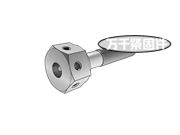 六角頭頭部帶三孔螺栓 MS 20074B