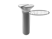 開槽沉頭螺釘 NF  E25