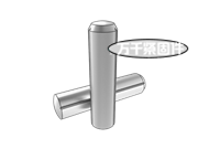 溝槽銷全長平行倒角槽 NF  E25