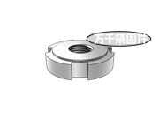 細牙開槽鎖緊螺母 PN 82471