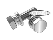 六角頭螺栓和彈墊、平墊組合 QC 146