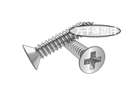 十字槽沉頭自攻螺釘C型 QC 274