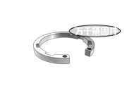 米制帶齒孔用彈性擋圈 QIB/IND 472/D1300/J