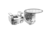 四方卡式浮動螺母 QIB/IND FN