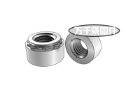 統(tǒng)一螺紋三點(diǎn)式自鎖壓鉚螺母 QIB/IND SL