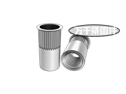 不銹鋼小沉頭滾花拉鉚螺母 QIB/IND SMKS